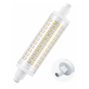 Bombilla LED R7S Lineal Regulable 15W Cerámica + PVC 360º