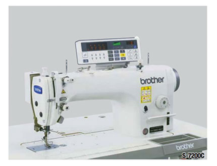 Máquina de puntada recta con transmision directa (Direct Drive) y cortahilos. S-7200C