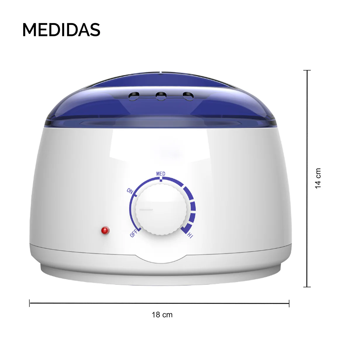 Calentador de cera eléctrico para depilar profesional - Imagen 3