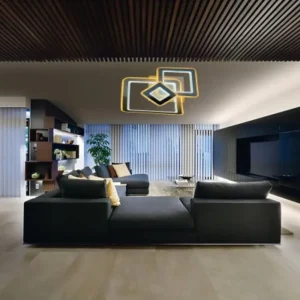 Plafón de techo LED blanco cuadrados